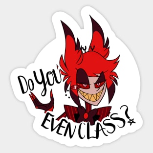 Classy Alastor Sticker Sticker